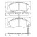 Brake Pad Set, disc brake BP591 Bosch, Thumbnail 6