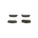 Brake Pad Set, disc brake BP592 Bosch, Thumbnail 3