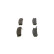 Brake Pad Set, disc brake BP592 Bosch, Thumbnail 4