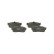 Brake Pad Set, disc brake BP593 Bosch