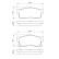 Brake Pad Set, disc brake BP593 Bosch, Thumbnail 8