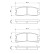 Brake Pad Set, disc brake BP594 Bosch, Thumbnail 6