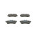 Brake Pad Set, disc brake BP596 Bosch