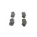 Brake Pad Set, disc brake BP596 Bosch, Thumbnail 2