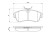 Brake Pad Set, disc brake BP596 Bosch, Thumbnail 6