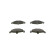 Brake Pad Set, disc brake BP597 Bosch, Thumbnail 3