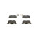 Brake Pad Set, disc brake BP598 Bosch, Thumbnail 3