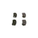 Brake Pad Set, disc brake BP601 Bosch, Thumbnail 2
