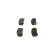 Brake Pad Set, disc brake BP601 Bosch, Thumbnail 4