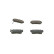 Brake Pad Set, disc brake BP604 Bosch