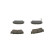 Brake Pad Set, disc brake BP604 Bosch, Thumbnail 3