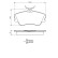 Brake Pad Set, disc brake BP607 Bosch, Thumbnail 6