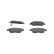 Brake Pad Set, disc brake BP609 Bosch