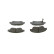 Brake Pad Set, disc brake BP609 Bosch, Thumbnail 3