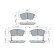 Brake Pad Set, disc brake BP609 Bosch, Thumbnail 5