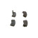 Brake Pad Set, disc brake BP610 Bosch, Thumbnail 2