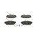 Brake Pad Set, disc brake BP613 Bosch