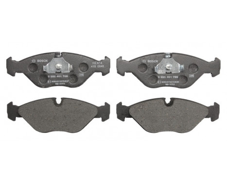 Brake Pad Set, disc brake BP614 Bosch