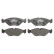 Brake Pad Set, disc brake BP614 Bosch