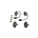 Brake pad set, disc brake BP615 Bosch, Thumbnail 2