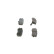 Brake Pad Set, disc brake BP616 Bosch, Thumbnail 2