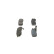 Brake Pad Set, disc brake BP616 Bosch, Thumbnail 4