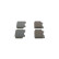 Brake Pad Set, disc brake BP627 Bosch, Thumbnail 2