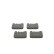 Brake Pad Set, disc brake BP646 Bosch, Thumbnail 6