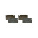 Brake Pad Set, disc brake BP662 Bosch