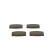 Brake Pad Set, disc brake BP662 Bosch, Thumbnail 5