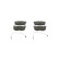 Brake Pad Set, disc brake BP682 Bosch