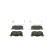 Brake Pad Set, disc brake BP682 Bosch, Thumbnail 3