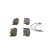 Brake Pad Set, disc brake BP683 Bosch, Thumbnail 4