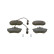 Brake Pad Set, disc brake BP690 Bosch