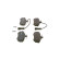 Brake Pad Set, disc brake BP690 Bosch, Thumbnail 2