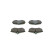 Brake Pad Set, disc brake BP692 Bosch, Thumbnail 3