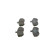 Brake Pad Set, disc brake BP692 Bosch, Thumbnail 4