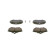 Brake Pad Set, disc brake BP694 Bosch, Thumbnail 3