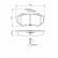 Brake Pad Set, disc brake BP694 Bosch, Thumbnail 6