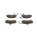 Brake Pad Set, disc brake BP708 Bosch, Thumbnail 3