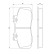 Brake Pad Set, disc brake BP719 Bosch, Thumbnail 6