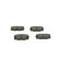 Brake Pad Set, disc brake BP720 Bosch, Thumbnail 5