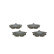 Brake Pad Set, disc brake BP720 Bosch, Thumbnail 6