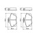 Brake Pad Set, disc brake BP720 Bosch, Thumbnail 7