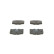 Brake Pad Set, disc brake BP724 Bosch