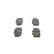 Brake Pad Set, disc brake BP724 Bosch, Thumbnail 2