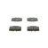 Brake Pad Set, disc brake BP724 Bosch, Thumbnail 3