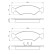 Brake Pad Set, disc brake BP727 Bosch, Thumbnail 6