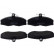 Brake Pad Set, disc brake BP728 Bosch