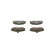 Brake Pad Set, disc brake BP728 Bosch, Thumbnail 4